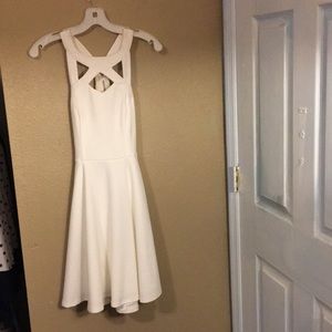 White dress from David’s bridal